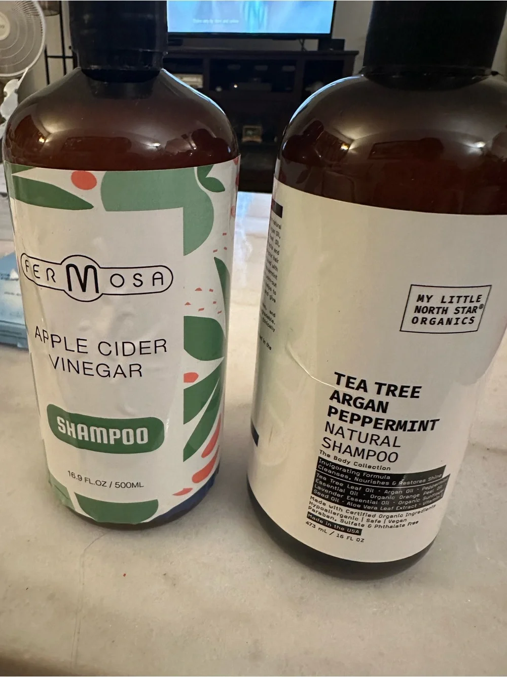 Apple Cider Vinegar Shampoo - Greenand tea tree shampoo